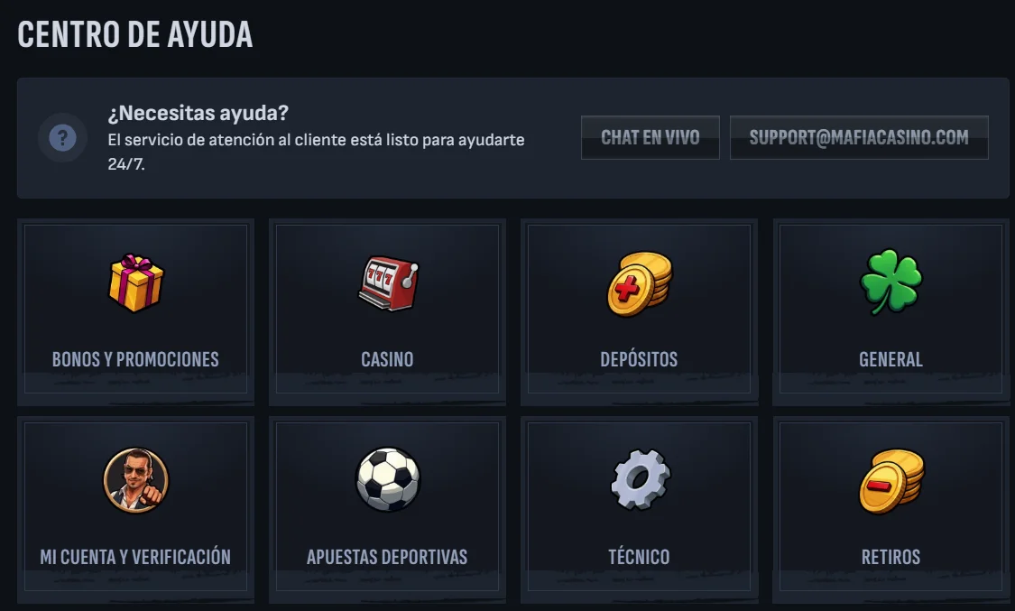 Mafia Casino Atención al Cliente Mafia Casino Atención al Cliente